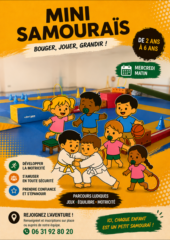 Mini samouraï en action